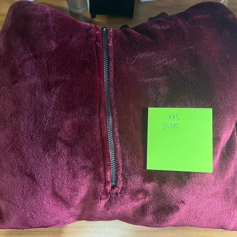 Fuzzy half zip